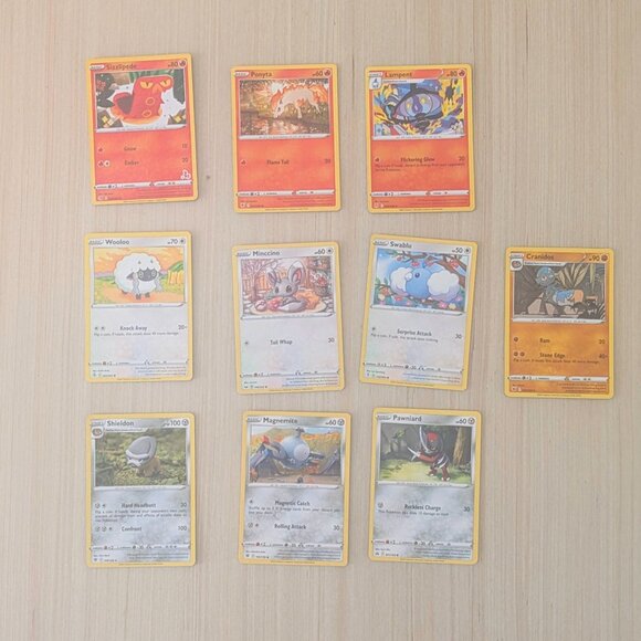 42 Pokemon TCG Trading Cards - Trainer Fire Water Psychic Dark Electric Fighting - Picture 3 of 7